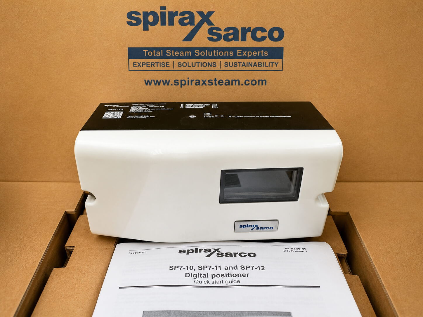 Posicionadores inteligentes Spirax Sarco SP7-10, SP7-11 y SP7-12