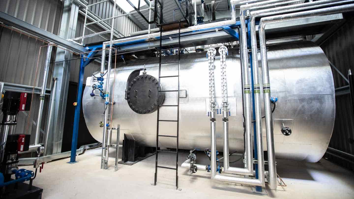 batería de vapor