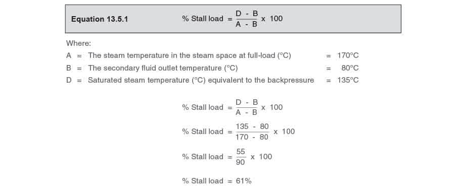 Module 135 equation 1351b - El Gráfico de Estancamiento Flujo Secundario Constante Temperatura de Entrada Constante Temperatura de Salida Variable
