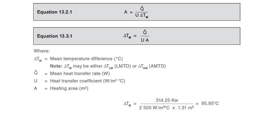 Equation 1321 and 1331 - Penukar Panas Berukuran Lebih Besar