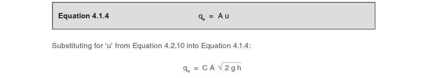 Equation 42c - Nguyên lý đo lưu lượng