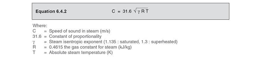 Equationes 642 - Dimensionamiento de válvulas de control para sistemas de vapor
