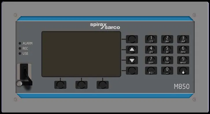 M850-W wall-mounted flow computer front view
